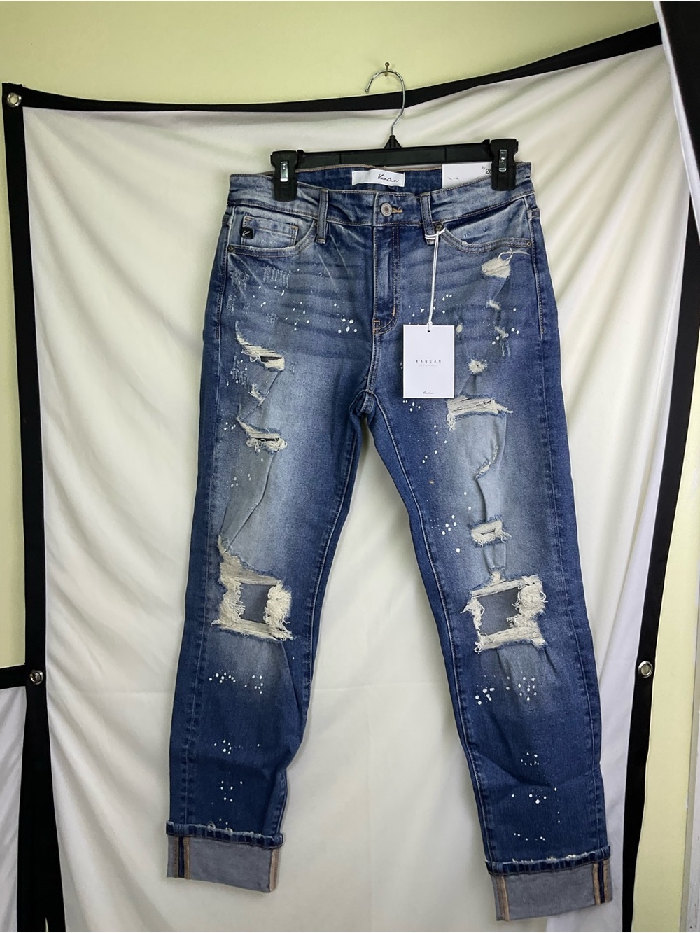 What A Feeling Shelly High Rise Boyfriend - Dark Wash